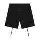 ESSENTIALS FEAR OF GOD SHORTS BLACK