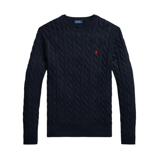 Ralph Lauren knit sweater navy blue